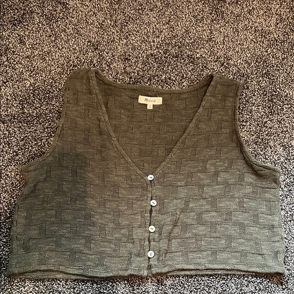 Madewell knit vest